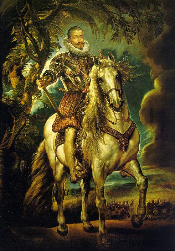 Peter Paul Rubens Equestrian Portrait of the Duke of Lerma Norge oil painting art